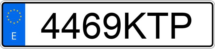 Numer rejestracyjny 4469KTP posiada MERCEDES GLE (166-292)