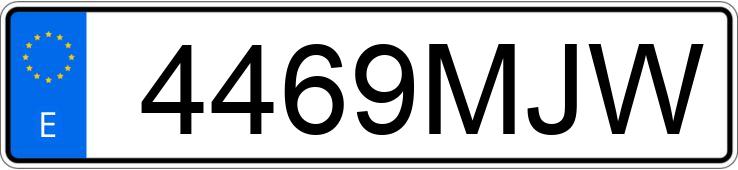 Numer rejestracyjny 4469MJW posiada PEUGEOT 2008 Numer rejestracyjny 4469MJW posiada PEUGEOT 2008