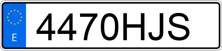 Numer rejestracyjny 4470HJS posiada PEUGEOT 308