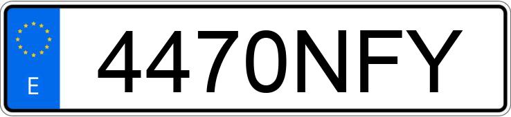 Numer rejestracyjny 4470NFY posiada MERCEDES SPRINTER Numer rejestracyjny 4470NFY posiada MERCEDES SPRINTER