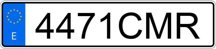 Numer rejestracyjny 4471CMR posiada MERCEDES E (211)