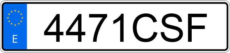 Numer rejestracyjny 4471CSF posiada VOLVO S60