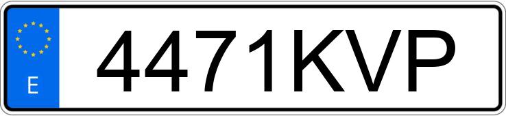 Numer rejestracyjny 4471KVP posiada PEUGEOT 208