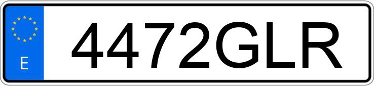 Numer rejestracyjny 4472GLR posiada SEAT IBIZA