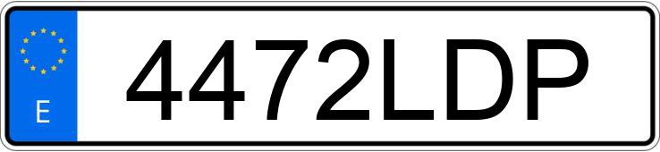 Numer rejestracyjny 4472LDP posiada RENAULT MASTER