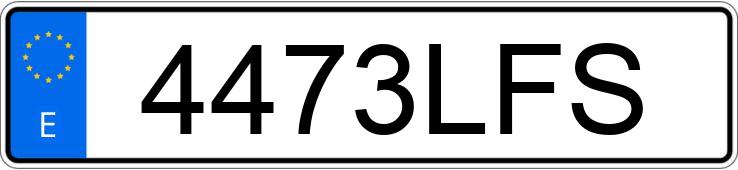 Numer rejestracyjny 4473LFS posiada KAWASAKI NINJA 1000