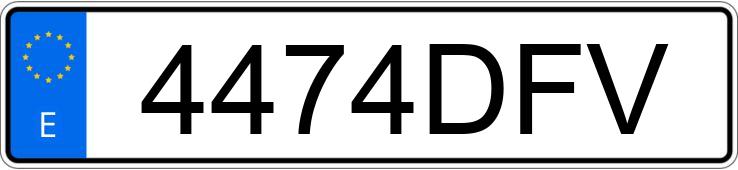 Numer rejestracyjny 4474DFV posiada KIA CARNIVAL