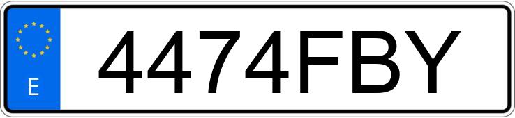 Numer rejestracyjny 4474FBY posiada CHEVROLET-GM NUBIRA