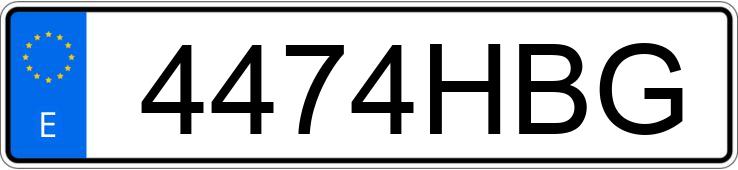 Numer rejestracyjny 4474HBG posiada CHRYSLER GRAND VOYAGER Numer rejestracyjny 4474HBG posiada CHRYSLER GRAND VOYAGER