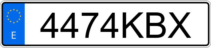 Numer rejestracyjny 4474KBX posiada OPEL INSIGNIA