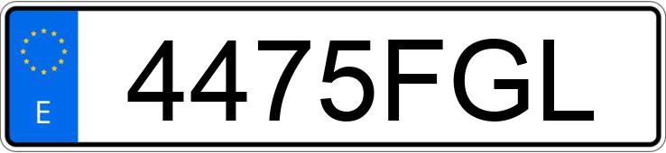 Numer rejestracyjny 4475FGL posiada MERCEDES SLK (170-171)