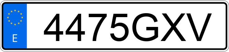 Numer rejestracyjny 4475GXV posiada RENAULT GRAND KANGOO Numer rejestracyjny 4475GXV posiada RENAULT GRAND KANGOO