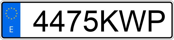 Numer rejestracyjny 4475KWP posiada PEUGEOT 308