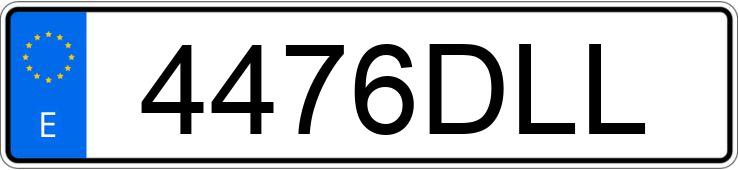 Numer rejestracyjny 4476DLL posiada SEAT LEON Numer rejestracyjny 4476DLL posiada SEAT LEON