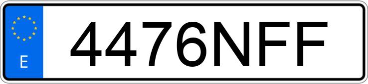 Numer rejestracyjny 4476NFF posiada ALFA ROMEO JUNIOR