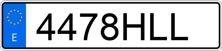 Numer rejestracyjny 4478HLL posiada FORD TRANSIT Numer rejestracyjny 4478HLL posiada FORD TRANSIT