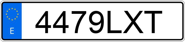 Numer rejestracyjny 4479LXT posiada OPEL GRANDLAND