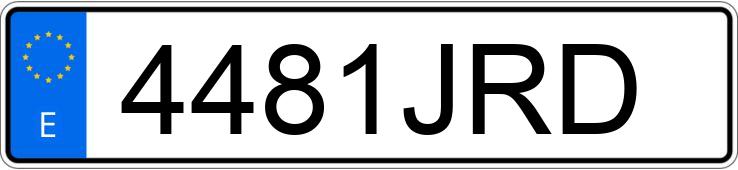 Numer rejestracyjny 4481JRD posiada YAMAHA NMAX