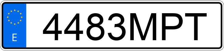 Numer rejestracyjny 4483MPT posiada PEUGEOT 3008 Numer rejestracyjny 4483MPT posiada PEUGEOT 3008