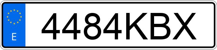 Numer rejestracyjny 4484KBX posiada VOLKSWAGEN PASSAT Numer rejestracyjny 4484KBX posiada VOLKSWAGEN PASSAT