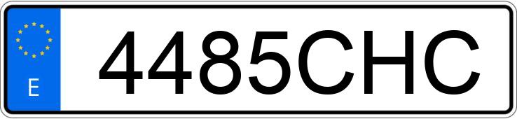 Numer rejestracyjny 4485CHC posiada SEAT TOLEDO Numer rejestracyjny 4485CHC posiada SEAT TOLEDO