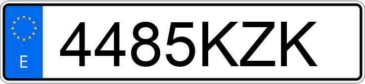 Numer rejestracyjny 4485KZK posiada FIAT DUCATO Numer rejestracyjny 4485KZK posiada FIAT DUCATO