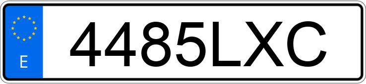 Numer rejestracyjny 4485LXC posiada JEEP COMPASS