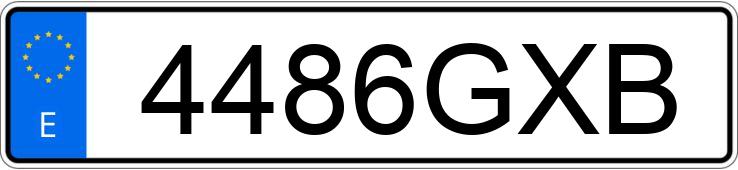 Numer rejestracyjny 4486GXB posiada FORD TRANSIT