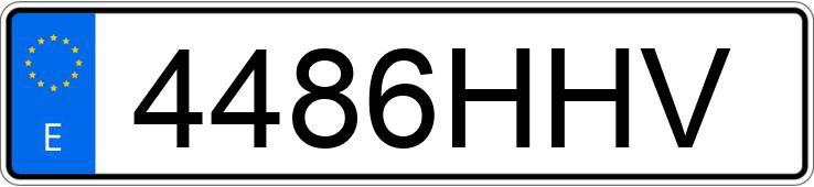 Numer rejestracyjny 4486HHV posiada LAND ROVER RANGE ROVER EVOQUE