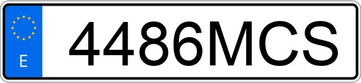 Numer rejestracyjny 4486MCS posiada HYUNDAI I30