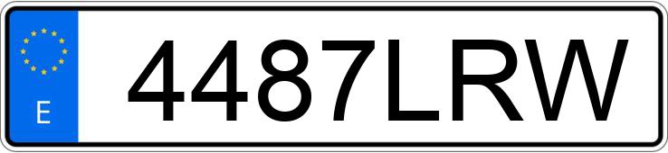 Il numero di registrazione 4487LRW ha AUDI A1 SPORTBACK