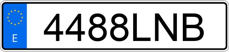 El número de registro 4488LNB tiene FORD RANGER El número de registro 4488LNB tiene FORD RANGER