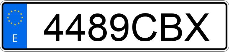 Il numero di registrazione 4489CBX ha FORD MONDEO Il numero di registrazione 4489CBX ha FORD MONDEO