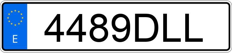 Numer rejestracyjny 4489DLL posiada BMW SERIE 5 Numer rejestracyjny 4489DLL posiada BMW SERIE 5
