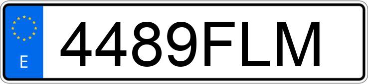 Numer rejestracyjny 4489FLM posiada OPEL ASTRA