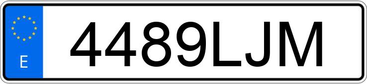 Numer rejestracyjny 4489LJM posiada FORD FOCUS