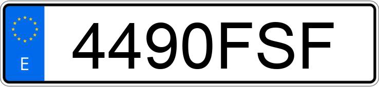 Numer rejestracyjny 4490FSF posiada BMW SERIE 3 Numer rejestracyjny 4490FSF posiada BMW SERIE 3