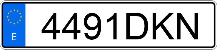 Numer rejestracyjny 4491DKN posiada BMW Z4