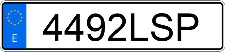 Numer rejestracyjny 4492LSP posiada TOYOTA COROLLA Numer rejestracyjny 4492LSP posiada TOYOTA COROLLA