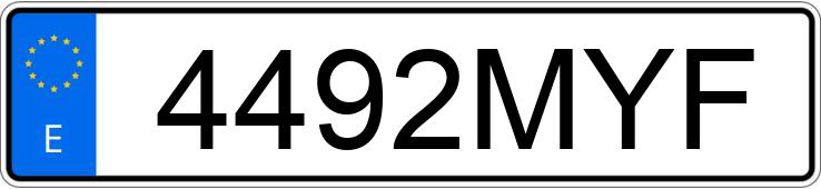 Numer rejestracyjny 4492MYF posiada KIA NIRO Numer rejestracyjny 4492MYF posiada KIA NIRO