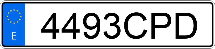 Numer rejestracyjny 4493CPD posiada MINI MINI