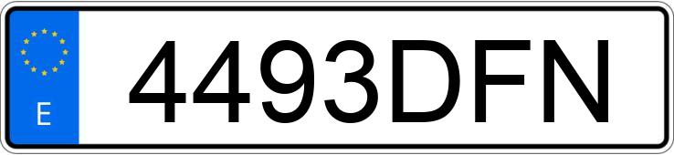 Die Registrierungsnummer 4493DFN hat PEUGEOT BOXER Die Registrierungsnummer 4493DFN hat PEUGEOT BOXER