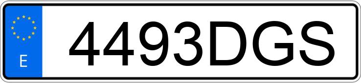 Die Registrierungsnummer 4493DGS hat KIA RIO