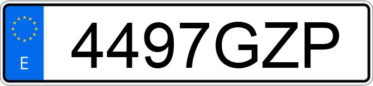 Numer rejestracyjny 4497GZP posiada FIAT DUCATO 35 2.3 FGN M TA 120