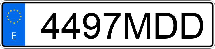 Numer rejestracyjny 4497MDD posiada HYUNDAI BAYON