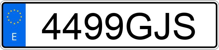 Numer rejestracyjny 4499GJS posiada FORD FOCUS C-MAX