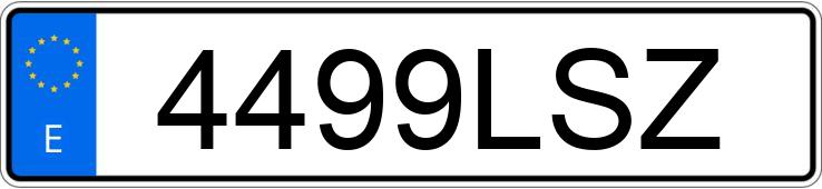 Numer rejestracyjny 4499LSZ posiada CUPRA FORMENTOR Numer rejestracyjny 4499LSZ posiada CUPRA FORMENTOR