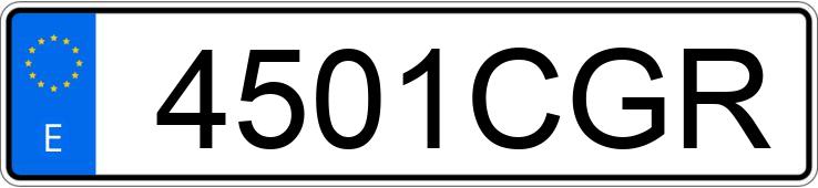 Numer rejestracyjny 4501CGR posiada CITROEN SAXO Numer rejestracyjny 4501CGR posiada CITROEN SAXO