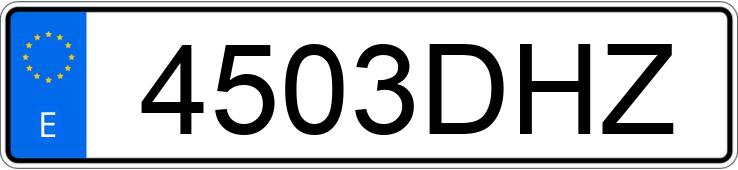 Numer rejestracyjny 4503DHZ posiada NISSAN MICRA Numer rejestracyjny 4503DHZ posiada NISSAN MICRA