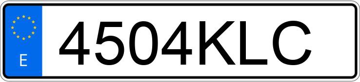 Numer rejestracyjny 4504KLC posiada PEUGEOT 5008 Numer rejestracyjny 4504KLC posiada PEUGEOT 5008